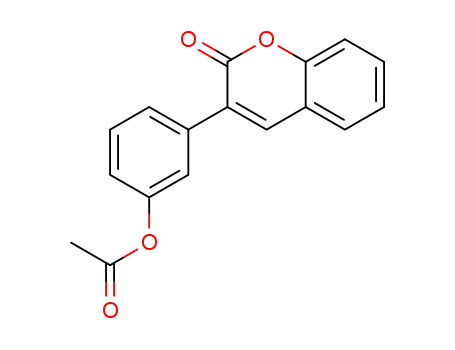 3-(2-oxo-2H-chromen-3-yl)phenyl acetate