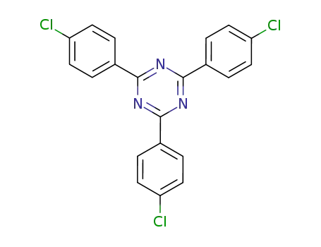 Molecular Structure of 3114-54-3 (2,4,6-TRIS(P-CHLOROPHENYL)-S-TRIAZINE)