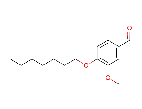 Molecular Structure of 5438-59-5 (4-(heptyloxy)-3-methoxybenzaldehyde)