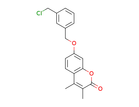7-{[3-(chloromethyl)benzyl]oxy}-3,4-dimethyl-2H-chromen-2-one