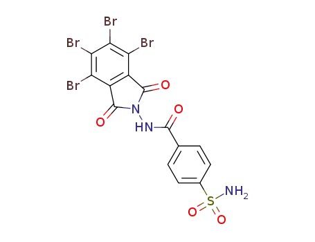 4-sulfamoyl-N-(4,5,6,7-tetrabromo-1,3-dioxoisoindolin-2-yl)benzamide