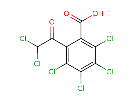 2,3,4,5-tetrachloro-6-dichloroacetyl-benzoic acid