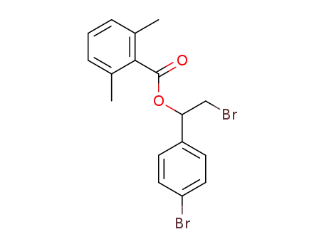 2-bromo-1-(4-bromophenyl)ethyl 2,6-dimethylbenzoate