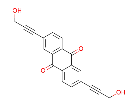 2,6-bis(3-hydroxyprop-1-yn-1-yl)anthracene-9,10-dione