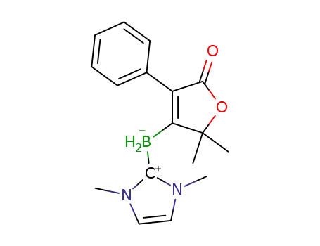(1,3-dimethyl-1H-imidazol-3-ium-2-yl)(2,2-dimethyl-5-oxo-4-phenyl-2,5-dihydrofuran-3-yl)dihydroborate