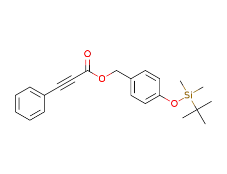 4-((tert-butyldimethylsilyl)oxy)benzyl 3-phenylpropiolate