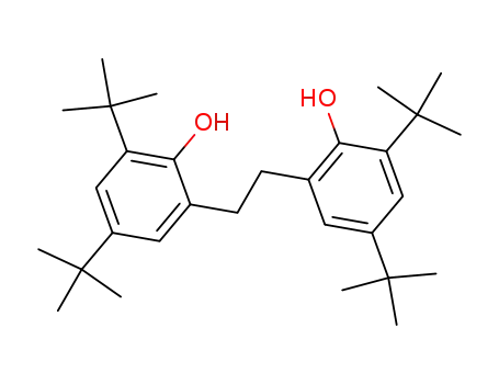 Molecular Structure of 37758-52-4 (Phenol, 2,2'-(1,2-ethanediyl)bis[4,6-bis(1,1-dimethylethyl)-)
