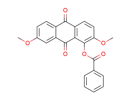 1-benzoyloxy-2,7-dimethoxy-anthraquinone