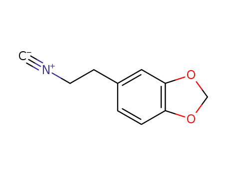 Molecular Structure of 65239-07-8 (1,3-Benzodioxole, 5-(2-isocyanoethyl)-)