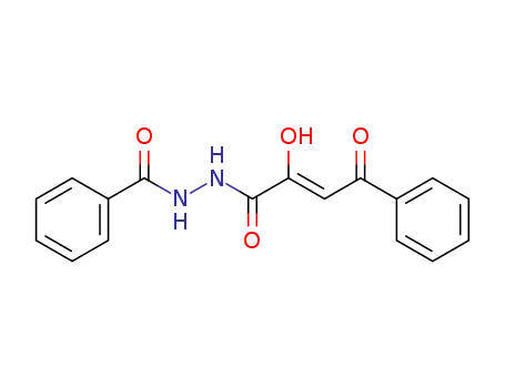 Molecular Structure of 124928-27-4 (Benzoic acid,2-(2-hydroxy-1,4-dioxo-4-phenyl-2-butenyl)hydrazide, (Z)- (9CI))