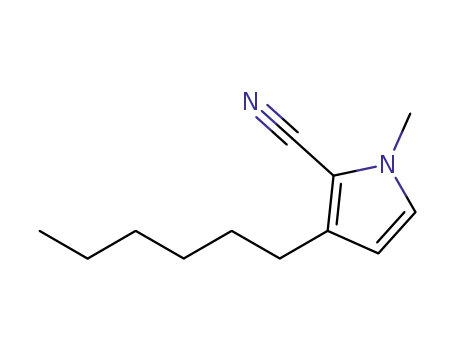 3-hexyl-1-methyl-1H-pyrrole-2-carbonitrile