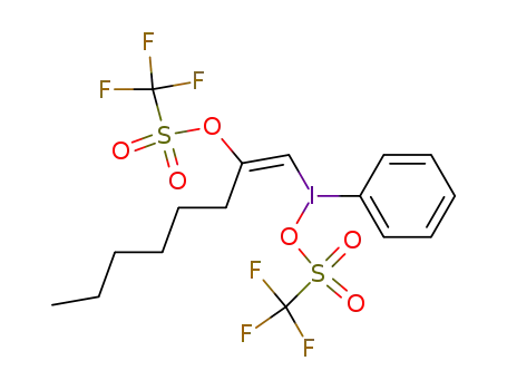 <2-<(trifluoromethanesulfonyl)oxy>-1-octenyl>(phenyl)iodonium trifluoromethanesulfonate