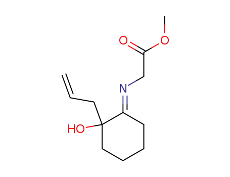 [2-Allyl-2-hydroxy-cyclohex-(E)-ylideneamino]-acetic acid methyl ester