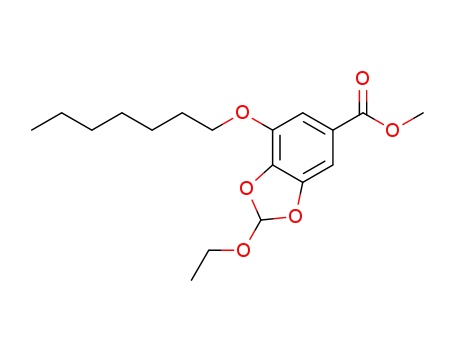 methyl 2-ethoxy-7-(heptyloxy)benzo[d][1,3]dioxole-5-carboxylate