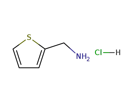 Molecular Structure of 7404-63-9 (2-Thienylmethylamine hydrochloride)