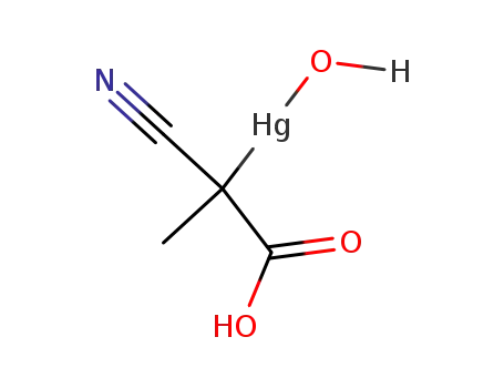 1-carboxy-1-cyano-ethylmercury (1+); hydroxide