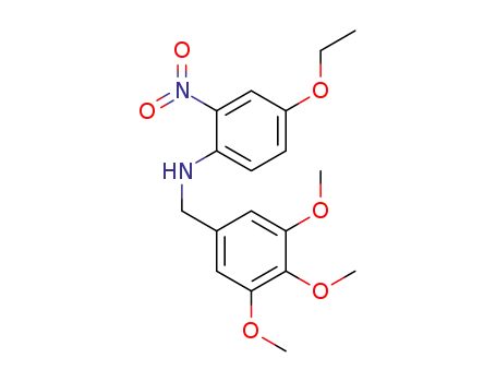 4-ethoxy-2-nitro-N-(3,4,5-trimethoxybenzyl)aniline