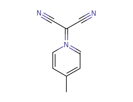 Molecular Structure of 3189-57-9 (1-(DICYANOMETHYLIDE)-4-METHYLPYRIDINIUM)