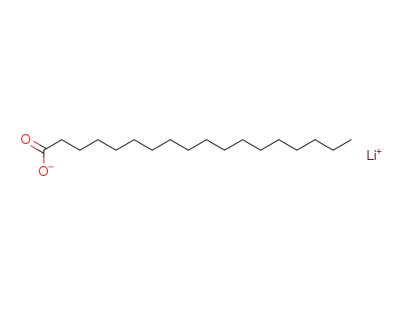 Molecular Structure of 4485-12-5 (Lithium stearate)