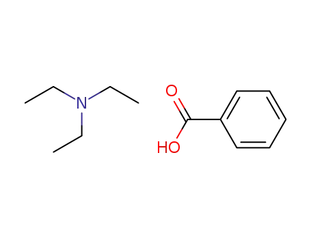 Molecular Structure of 941-02-6 (Benzoic acid, compd. with N,N-diethylethanamine (1:1))