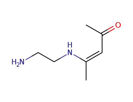 Molecular Structure of 89376-43-2 (3-Penten-2-one, 4-[(2-aminoethyl)amino]-)