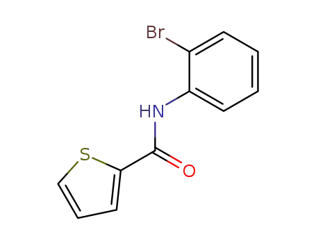 Molecular Structure of 136340-96-0 (N-(2-bromophenyl)-2-thiophenecarboxamide)