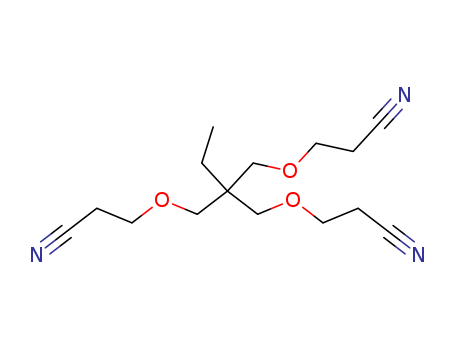 Propanenitrile,3,3'-[[2-[(2-cyanoethoxy)methyl]-2-ethyl-1,3-propanediyl]bis(oxy)]bis-