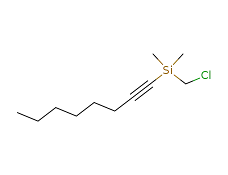 1-(chloromethyl)dimethylsilyl-1-octyne