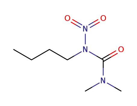Molecular Structure of 93280-56-9 (Urea, N-butyl-N',N'-dimethyl-N-nitro-)