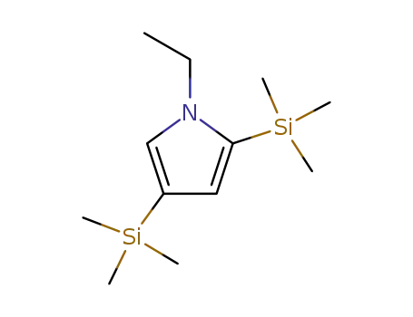 1-Ethyl-2,4-bis-trimethylsilanyl-1H-pyrrole