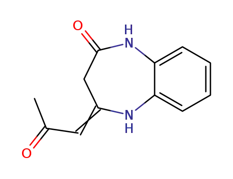 4-(2-oxopropylidene)-1,2,4,5-tetrahydro-1H-1,5-benzodiazepin-2-one