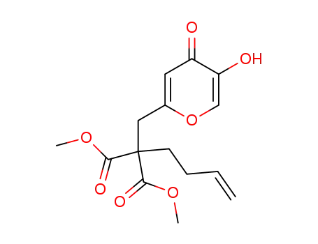 2-But-3-enyl-2-(5-hydroxy-4-oxo-4H-pyran-2-ylmethyl)-malonic acid dimethyl ester