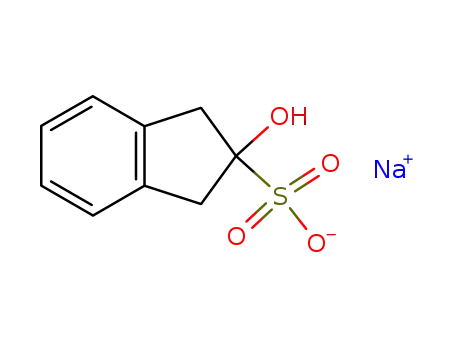 Molecular Structure of 67851-69-8 (sodium 2-hydroxyindan-5-sulphonate)