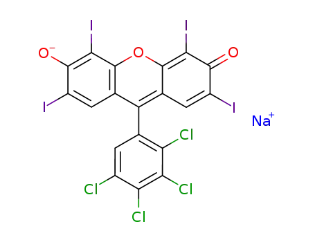 Sodium; 2,4,5,7-tetraiodo-6-oxo-9-(2,3,4,5-tetrachloro-phenyl)-6H-xanthen-3-olate