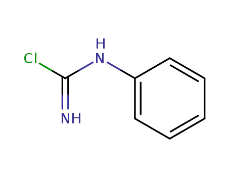 Molecular Structure of 64119-04-6 (Carbamimidic chloride, phenyl-)