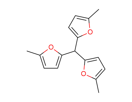 Molecular Structure of 86269-31-0 (Furan, 2,2',2''-methylidynetris[5-methyl-)