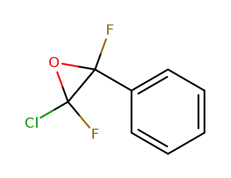 Molecular Structure of 134918-42-6 (Oxirane, 2-chloro-2,3-difluoro-3-phenyl-)