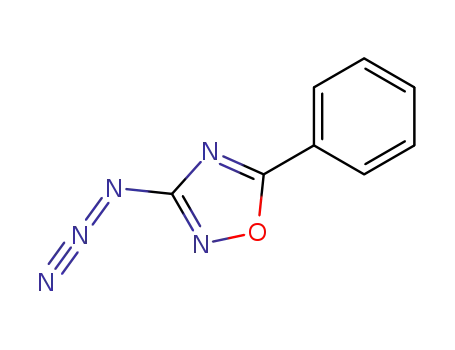 Molecular Structure of 81677-08-9 (1,2,4-Oxadiazole, 3-azido-5-phenyl-)
