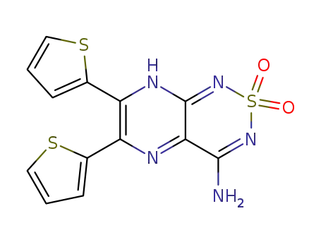 4-amino-6,7-di(2'-thienyl)-8H-pyrazino<2,3-c>-1,2,6-thiadiazine 2,2-dioxide