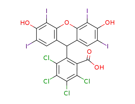 2,3,4,5-Tetrachloro-6-(3,6-dihydroxy-2,4,5,7-tetraiodo-9H-xanthen-9-yl)-benzoic acid