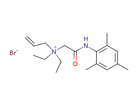 Allyl-diethyl-[(2,4,6-trimethyl-phenylcarbamoyl)-methyl]-ammonium; bromide