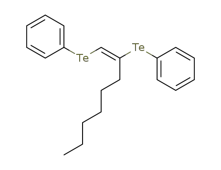 (E)-1,2-Bis(phenyltelluro)-1-octene