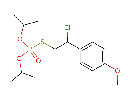 Thiophosphoric acid S-[2-chloro-2-(4-methoxy-phenyl)-ethyl] ester O,O'-diisopropyl ester