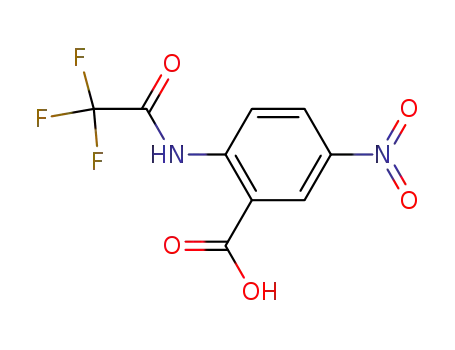Molecular Structure of 88785-76-6 (Benzoic acid, 5-nitro-2-[(trifluoroacetyl)amino]-)
