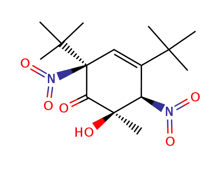 2,4-di-t-butyl-c-6-hydroxy-6-methyl-r-2,c-5-dinitrocyclohex-3-enone