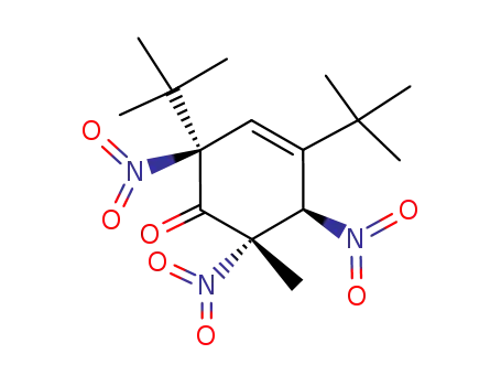 2,4-di-t-butyl-6-methyl-r-2,c-5,t-6-trinitrocyclohex-3-enone