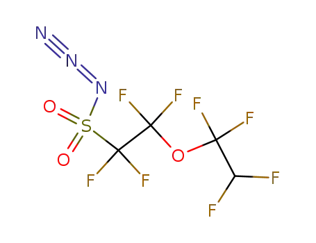 Molecular Structure of 144951-88-2 (1,1,2,2-TETRAFLUORO-2-(1,1,2,2-TETRAFLUOROETHOXY)-ETHANESULFONYL AZIDE)