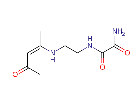Molecular Structure of 122054-71-1 (Ethanediamide, [2-[(1-methyl-3-oxo-1-butenyl)amino]ethyl]-)