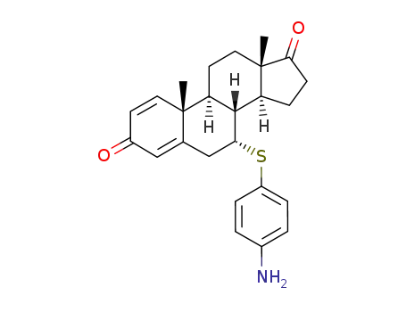 7α-(4'-amino)phenylthio-1,4-androstadiene-3,17-dione