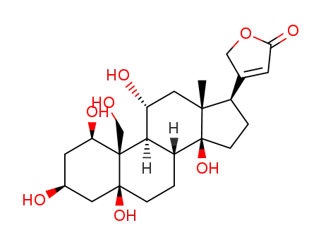 Molecular Structure of 508-52-1 (OUABAGENIN)